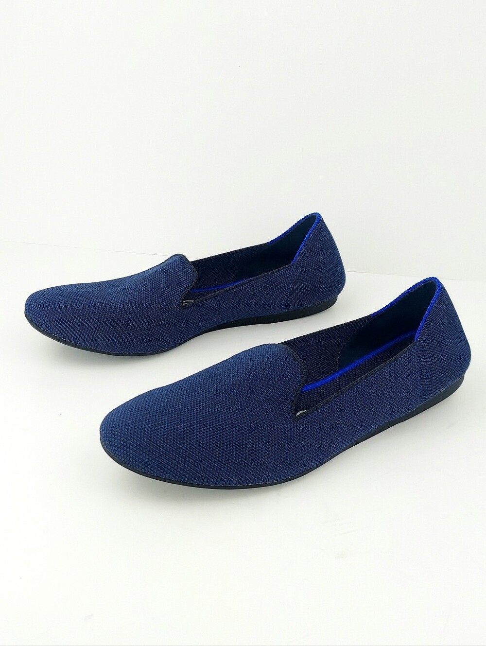 Rothy's The Loafer Slip-On Flats Navy Blue 8